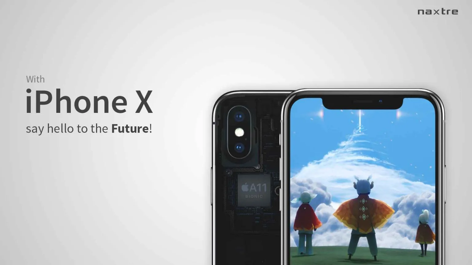 With iPhone X, say hello to the future! 